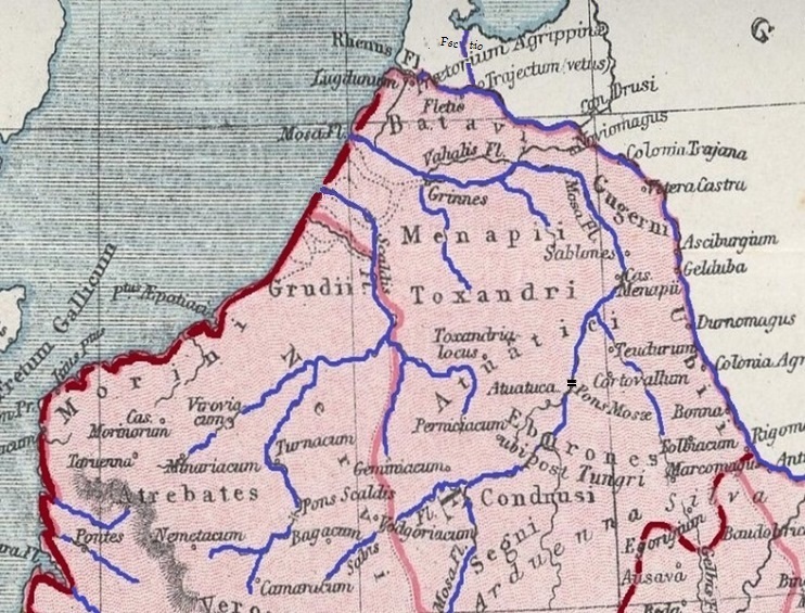 Arnoldus Buchelius - Northern Netherlands in Roman times - Belgae