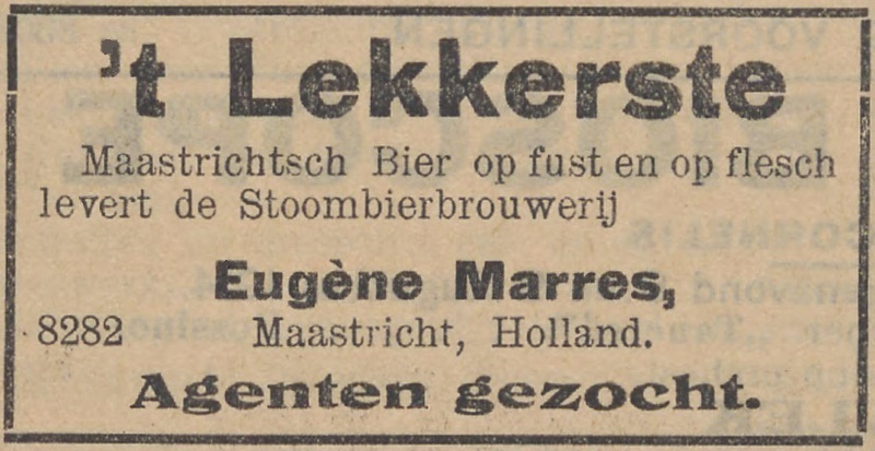 Eugene Marres advertentie Nieuws van den dag Ned Indie 8 8 1918 en Bataviaasch Nieuwsblad 1914-08-12