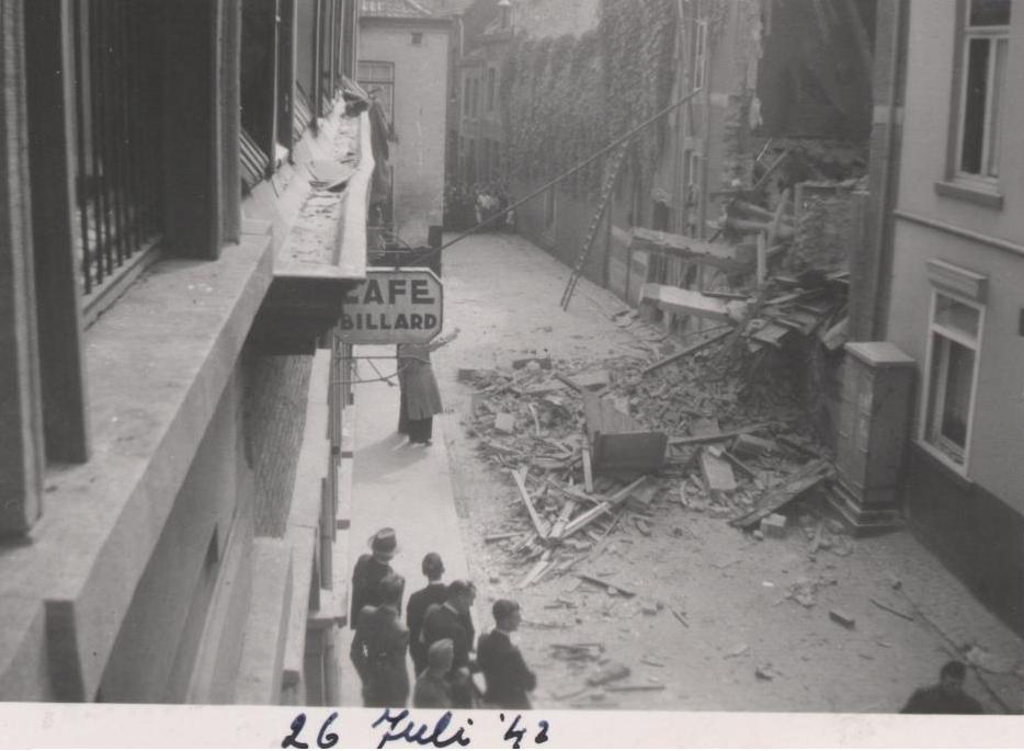 Bom op pastorie O.L.Vrouwekerk te Maastricht, 26 juli 1943