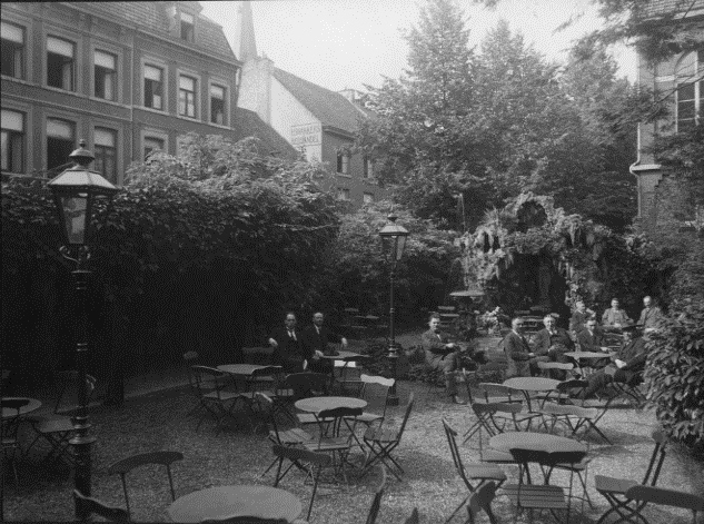 Tuin Hotel Victoria te Maastricht