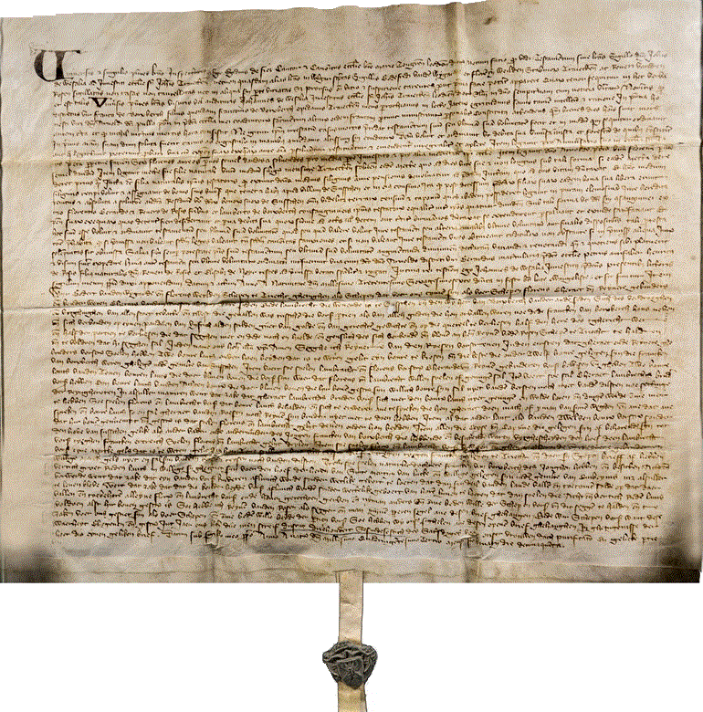 Charter Gilis de Fiez over testament Franco Boxberch in 1403