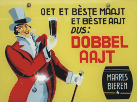 Reclamebord voor Marres bier