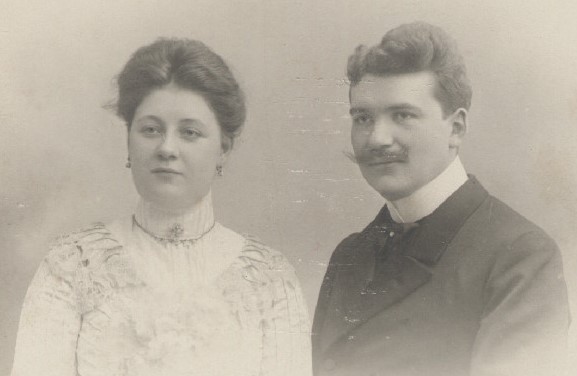 Het echtpaar Eugène Marres en Constance Houtappel