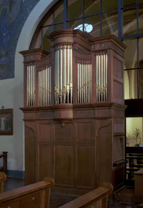 orgel H. Martinus te Geulle aan de Maas.
Foto: Ton Reijnaerdts.