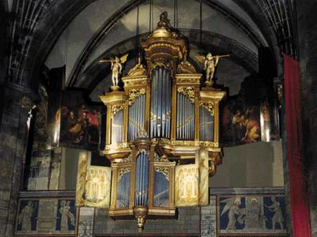 Orgel Onze Lieve Vrouwekerk te Maastricht,
Foto Ton Reijnaerts